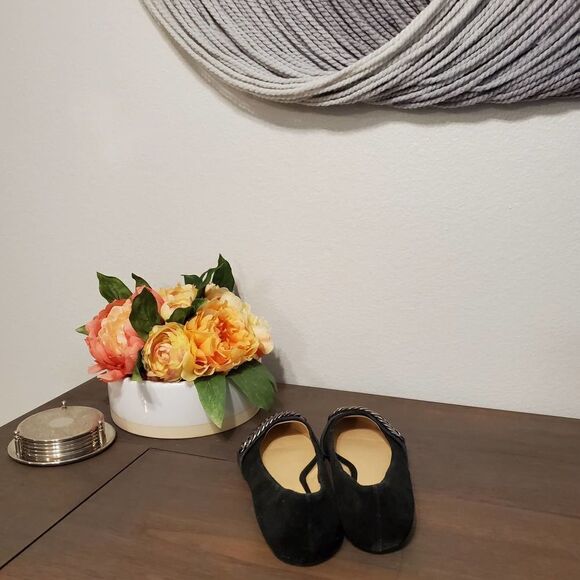 Joe's Jeans Josie Chain Detail Pointed Flat Sz 7 - Picture 5 of 7